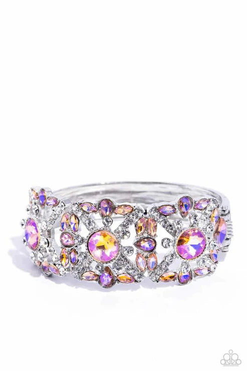 Shimmering Solo - Multi/Orage - by Paparazzi
