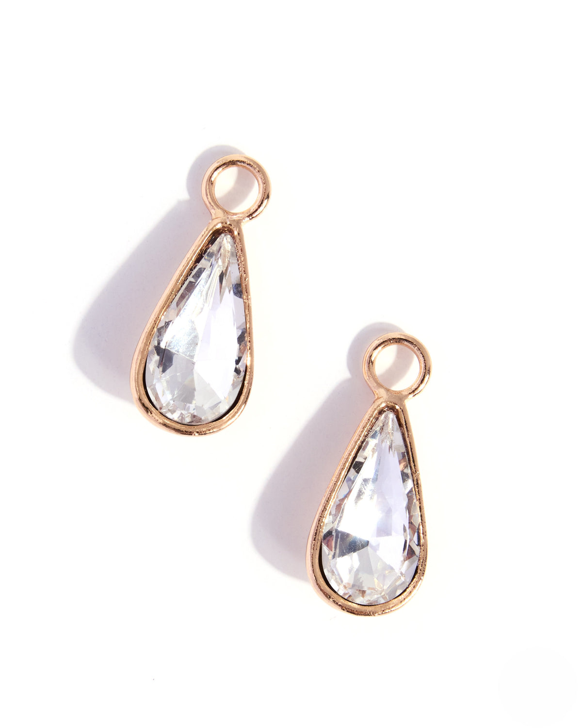 Teardrop Tell - Gold - Charm - by Paparazzi