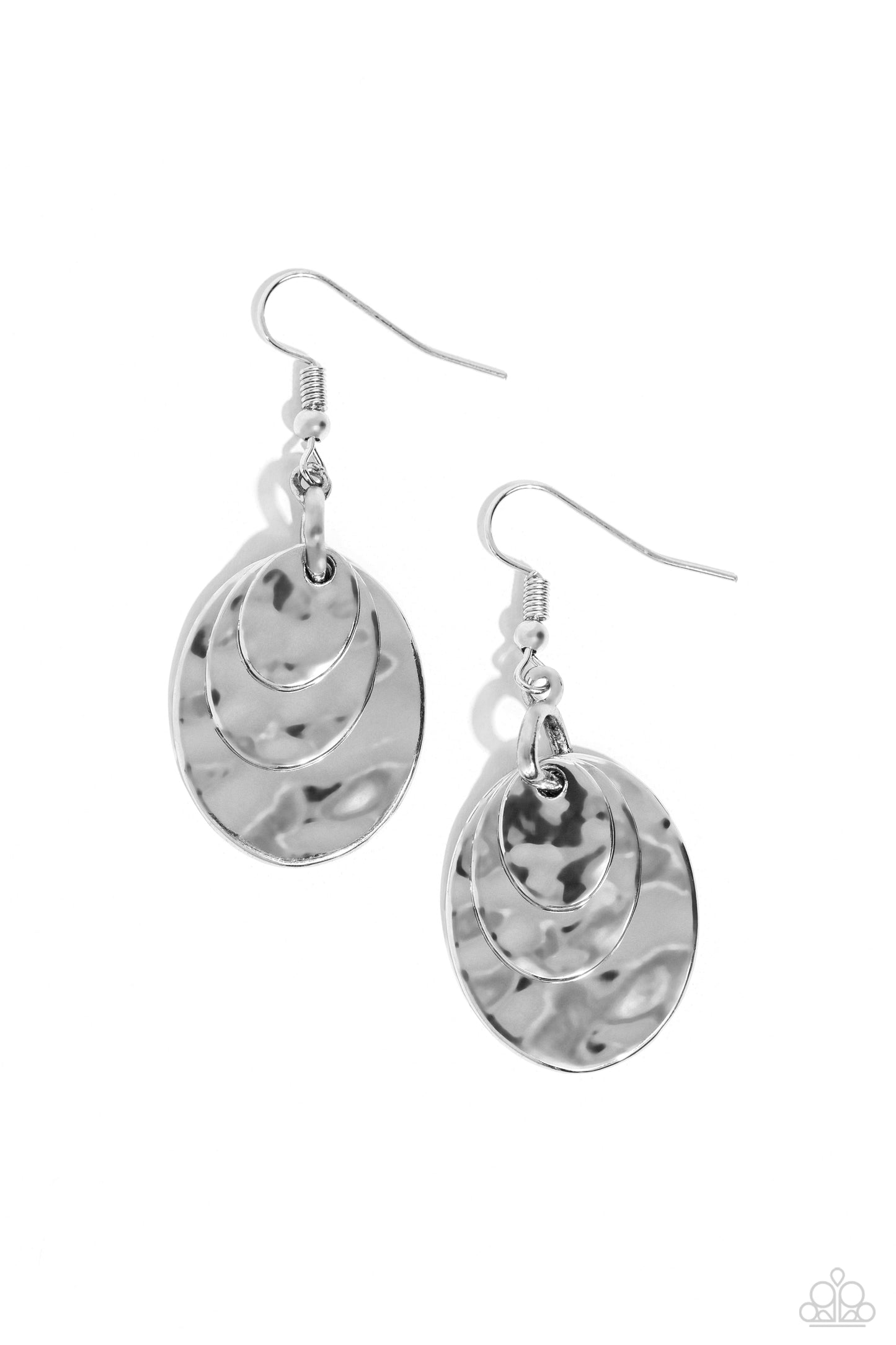 Hammered Homespun - Silver - By Paparazzi