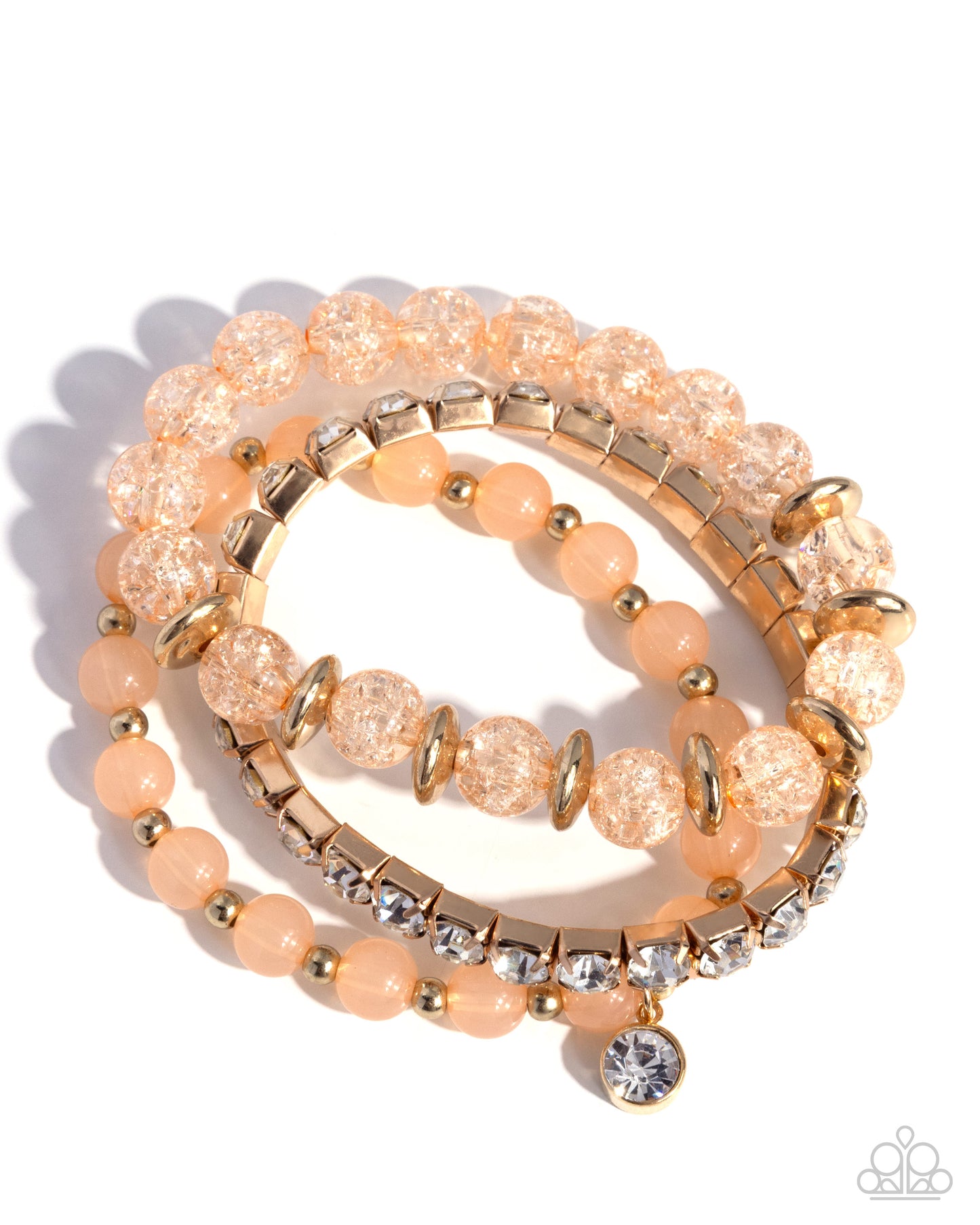 Shattered Style - Gold - by Paparazzi