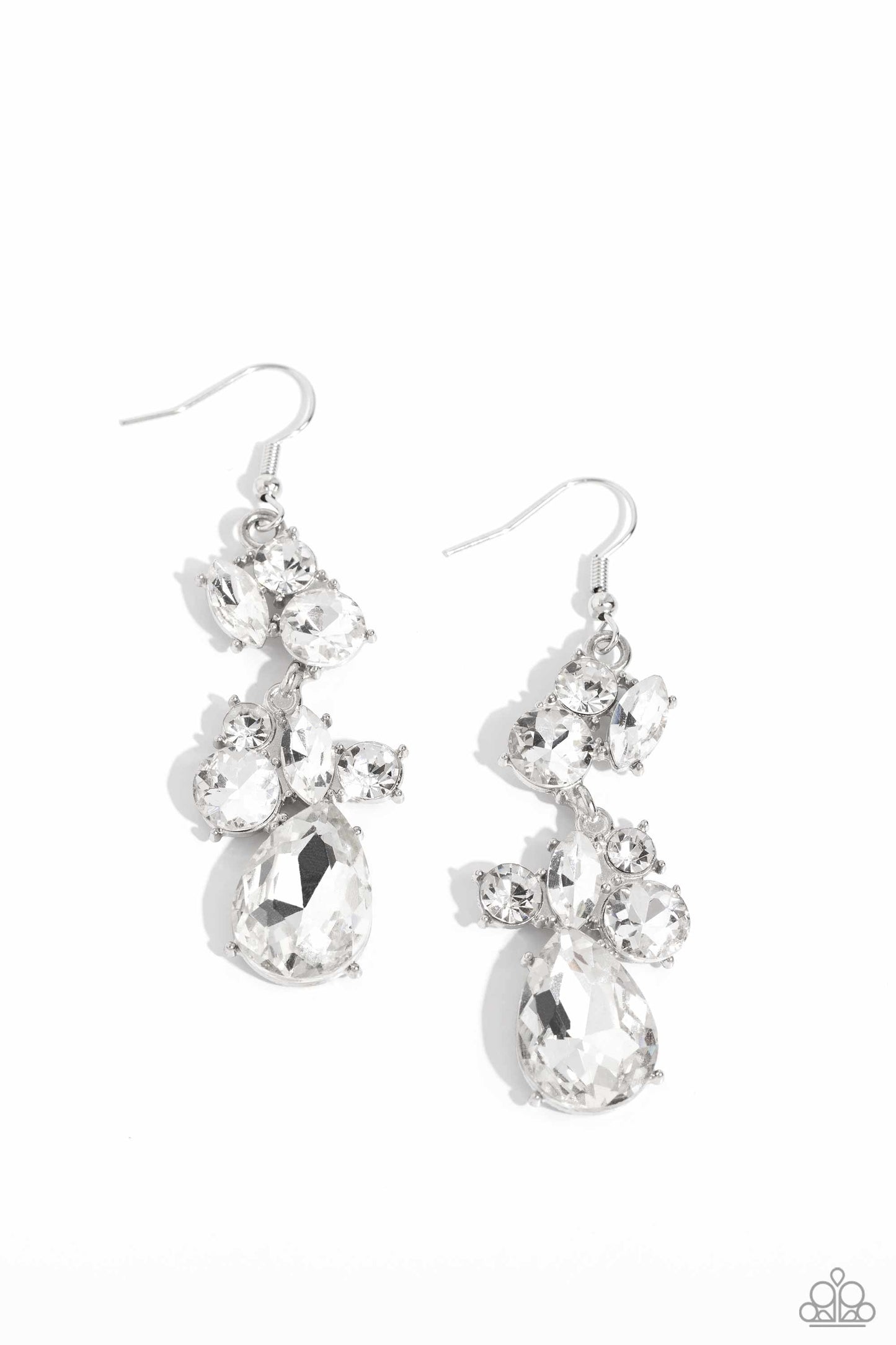 Rhinestone Reveler - White - By Paparazzi