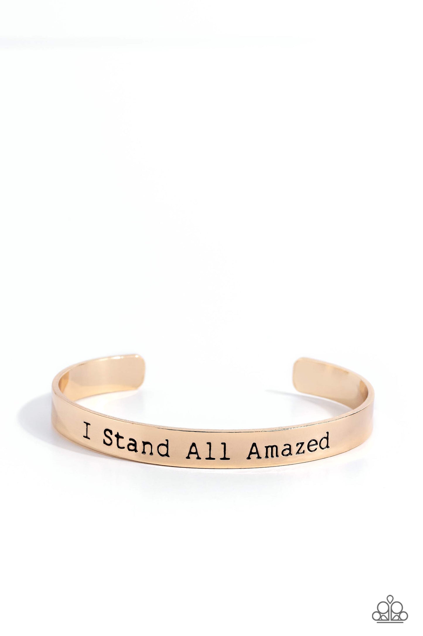 I Stand All Amazed - Gold - By Paparazzi