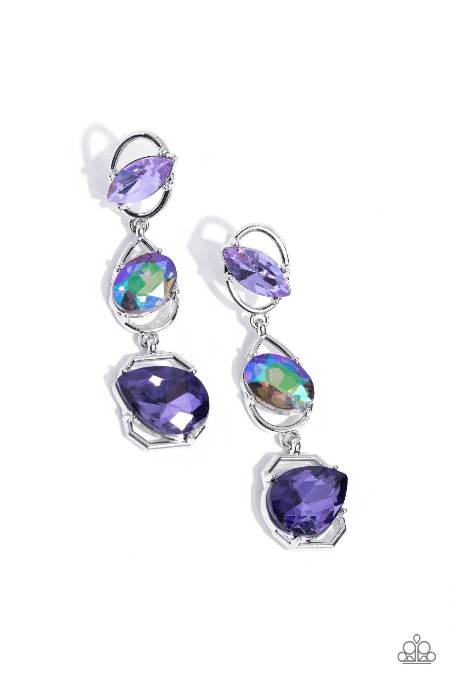Dimensional Dance - Purple - by Paparazzi