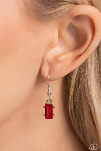 Elite Emeralds - Red - By Paparazzi