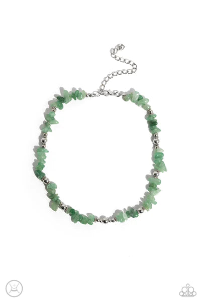 Carved Confidence - Green - By Paparazzi