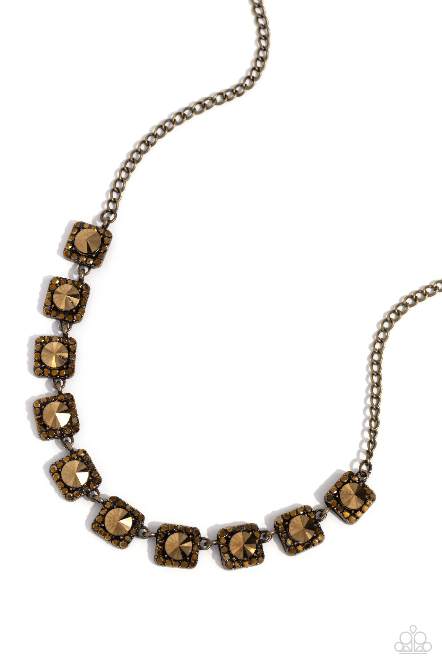 Jump SQUARE - Brass - by Paparazzi
