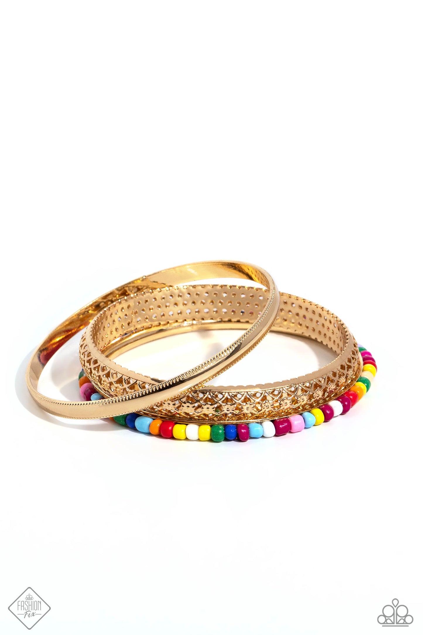 Multicolored Medley - Gold - By Paparazzi