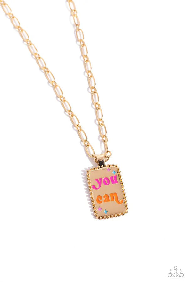 Yes You Can! - Gold - by Paparazzi