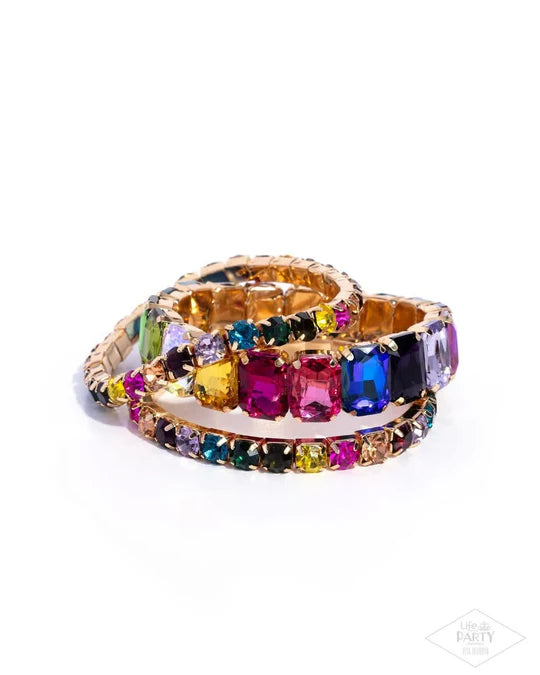 Candescent Caliber - Multi/Gold - by Paparazzi