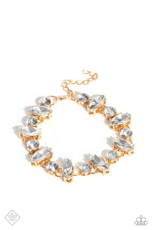 Exclusively Extravagant - Gold - by Paparazzi