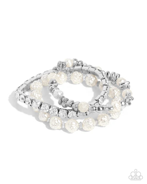 Fair Florals - White - by Paparazzi