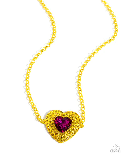 Locket Leisure - Yellow - by Paparazzi