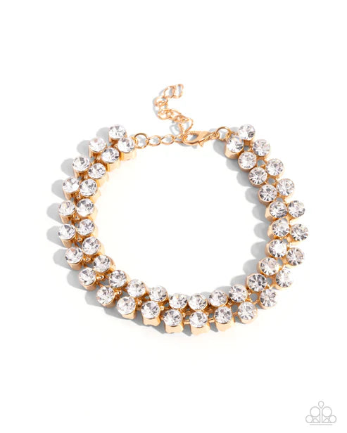 Once Upon a TIARA - Gold - by Paparazzi
