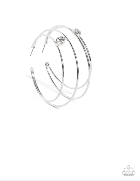 Theater HOOP - White - by Paparazzi