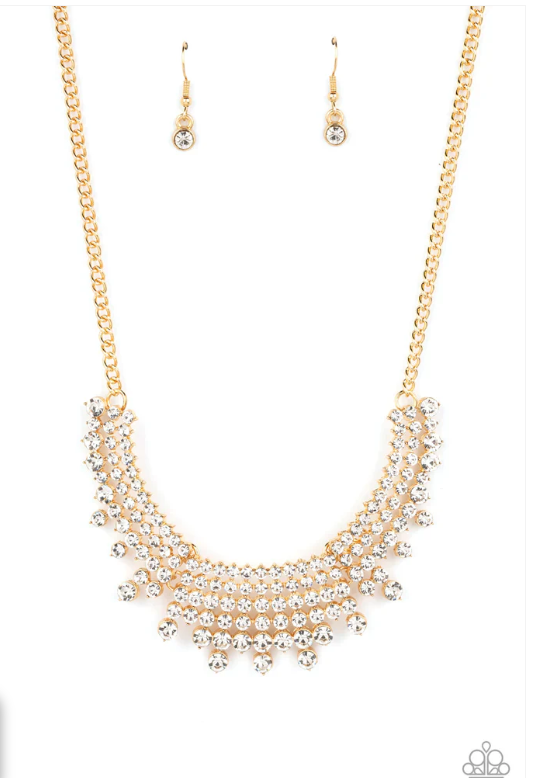 Shimmering Song - Gold - by Paparazzi - LOP Life of The Party January 2023