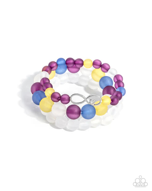 Simplistic Stack - Purple - by Paparazzi