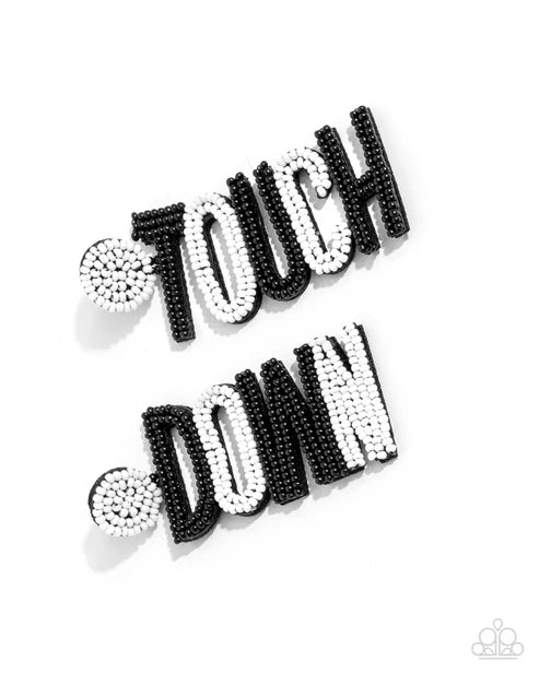 Touchdown Texture - Black - by Paparazzi