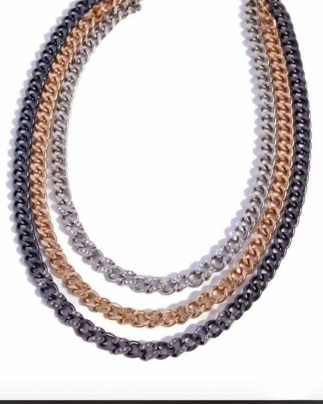 Persistent Poise - Empire Diamond Necklace - by Paparazzi