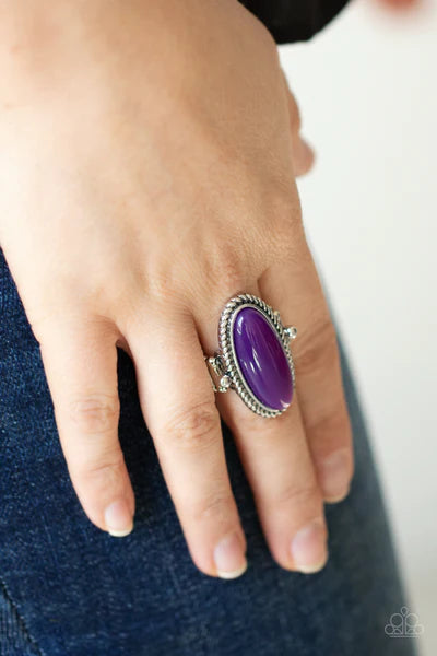 Oval Oasis - Purple - By Paparazzi