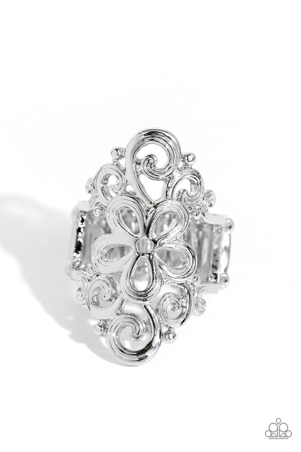 Fantastically Floral - Silver - By Paparazzi