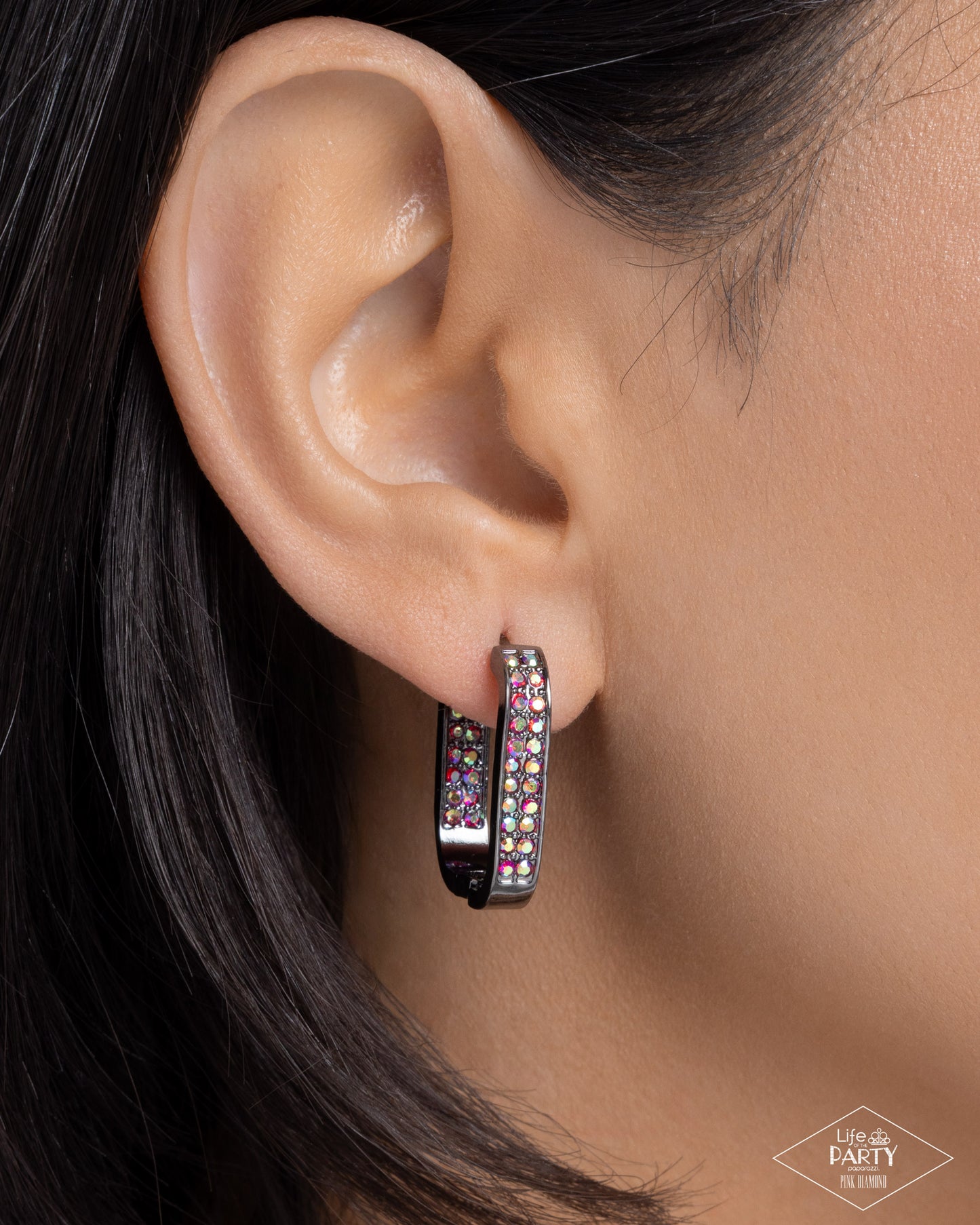 Sinuous Silhouettes - Red - by Paparazzi Pink Diamond Life of The Party