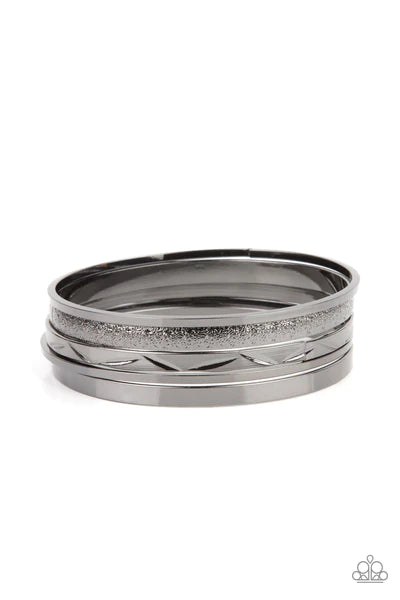 Stackable Style - Black - By Paparazzi