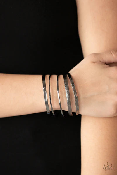 Stackable Style - Black - By Paparazzi