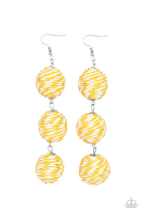 Laguna Lanterns - Yellow -  by Paparazzi