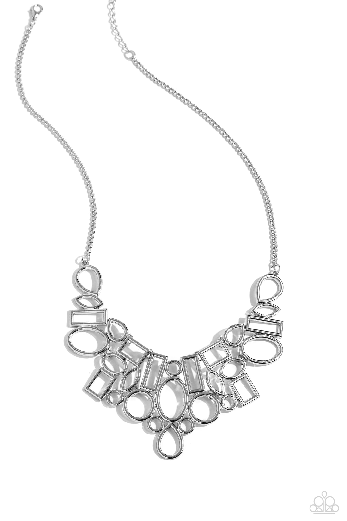 Geometric Grit - Silver - By Paparazzi