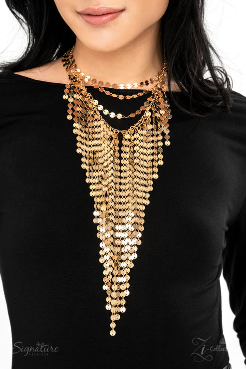 Zi Necklace - The Suz - by Paparazzi