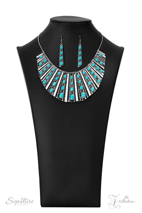 Zi Necklace - The Ebony - by Paparazzi