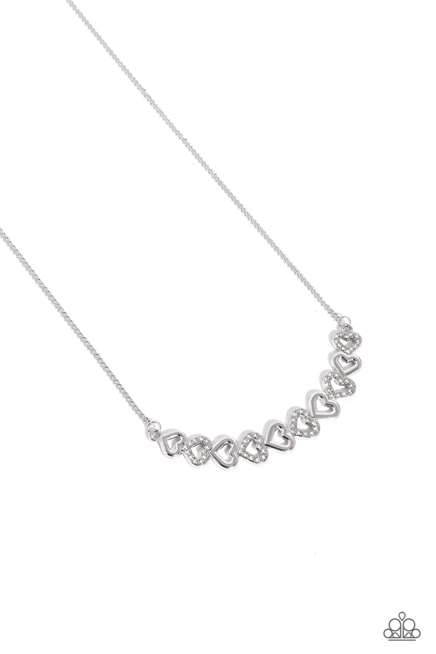 Sparkly Suitor - White - by Paparazzi