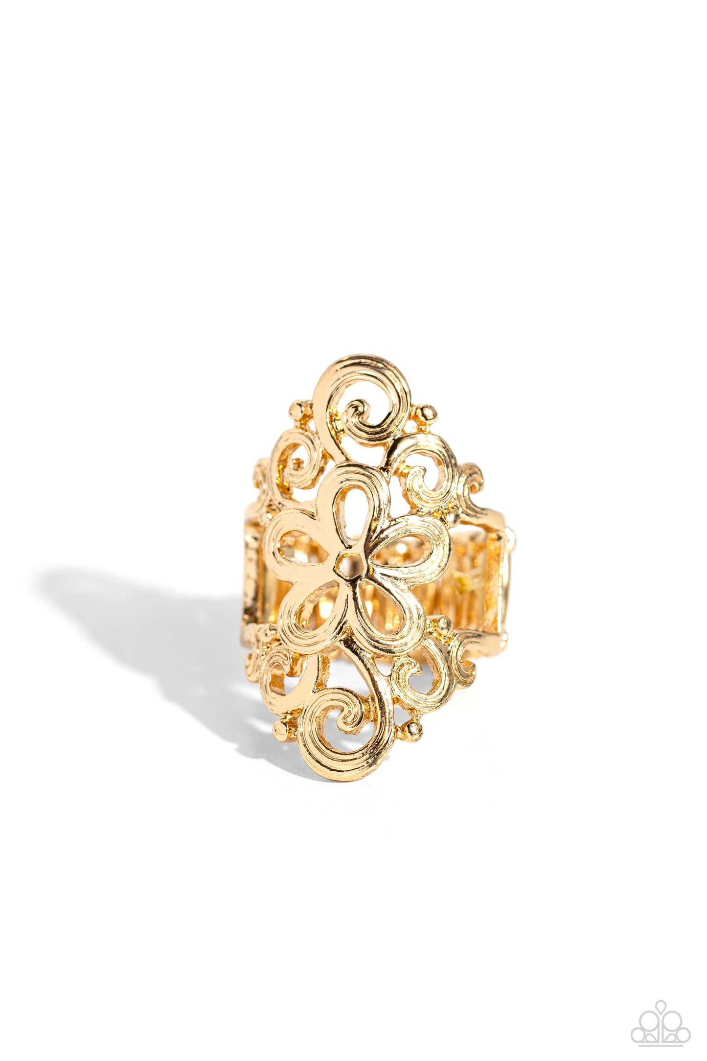 Fantastically Floral - Gold - By Paparazzi