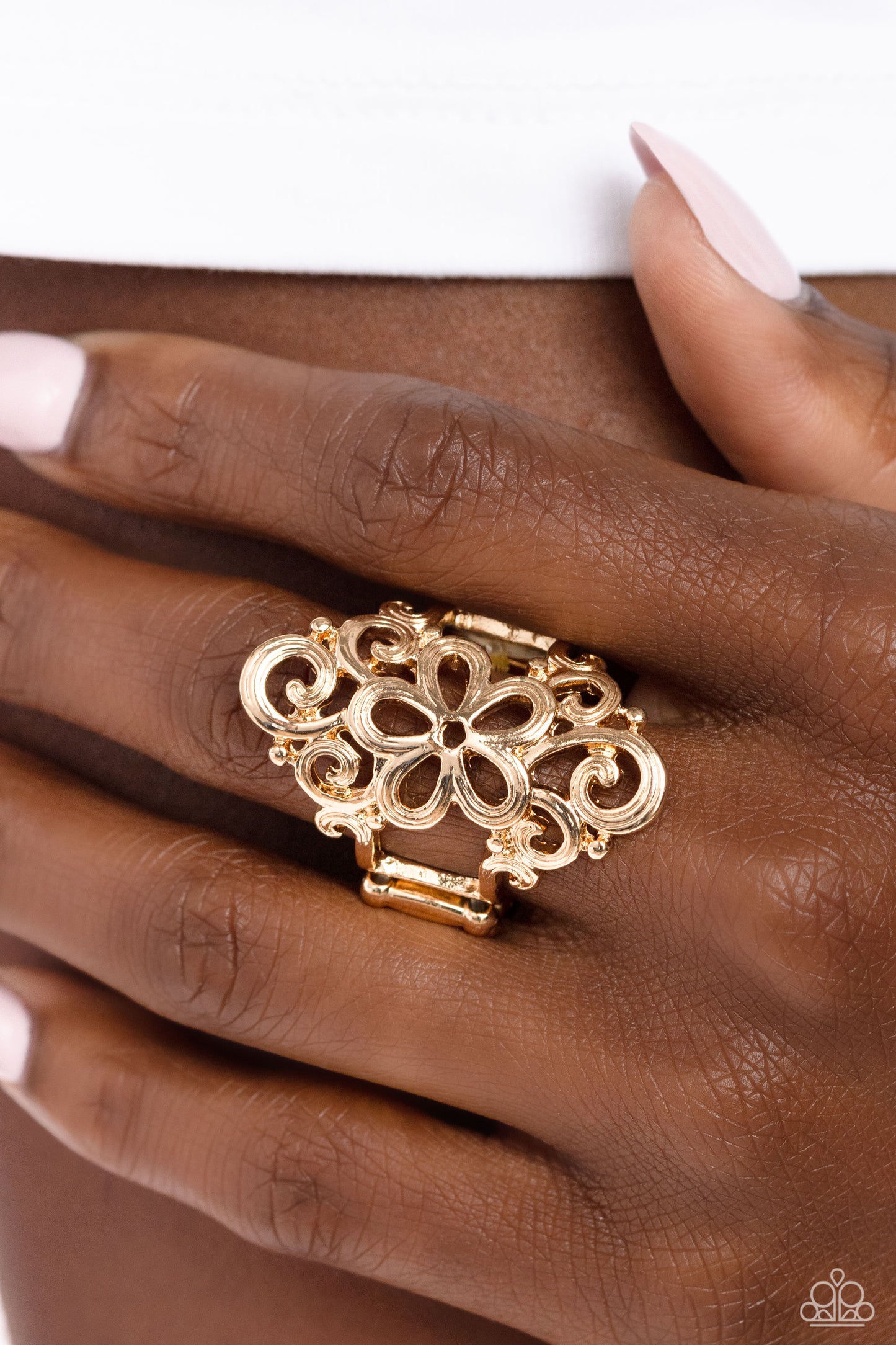 Fantastically Floral - Gold - By Paparazzi