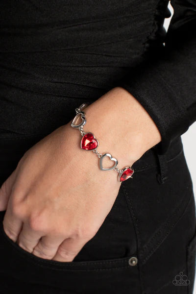 Sentimental Sweethearts - Red - By Paparazzi