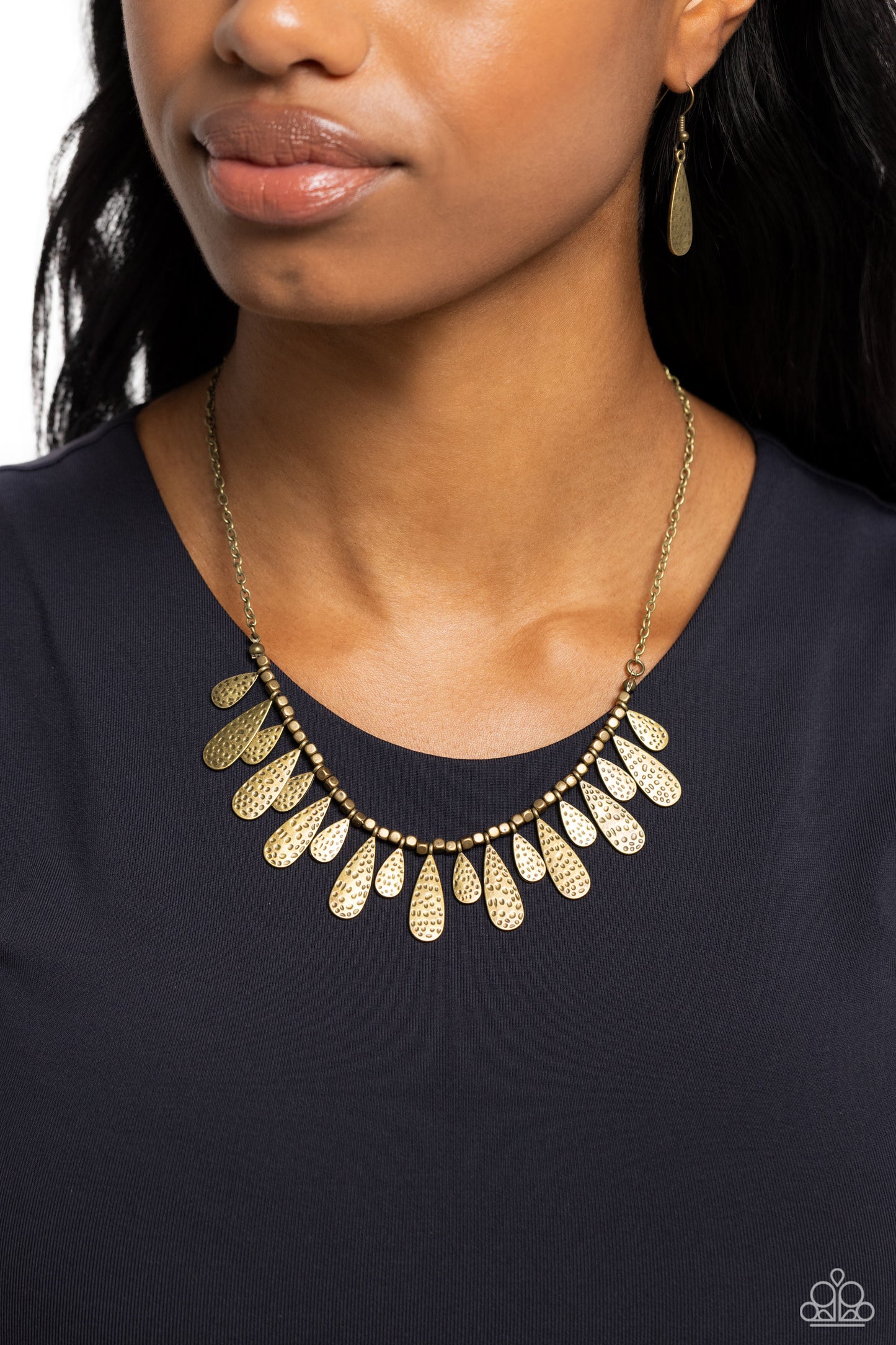 Compelling Confetti - Brass - By Paparazzi