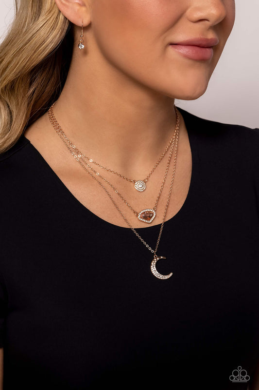 Lunar Lineup - Rose Gold - by Paparazzi