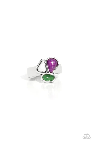 Geometry Test - Purple - By Paparazzi