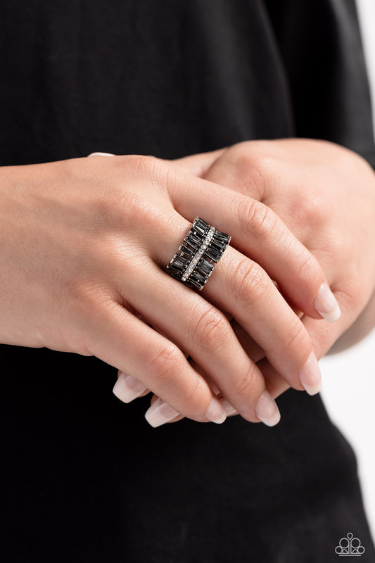Staggering Stacks - Silver - by Paparazzi