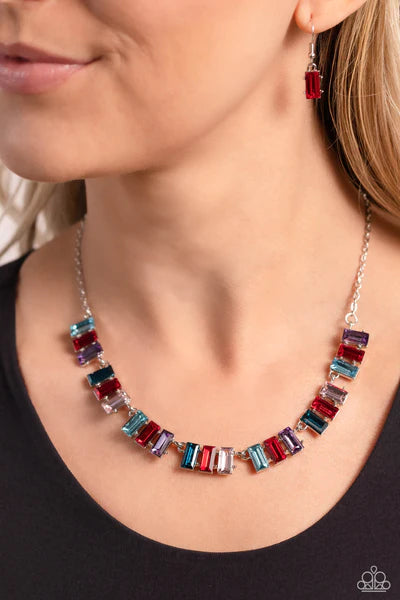 Elite Emeralds - Red - By Paparazzi