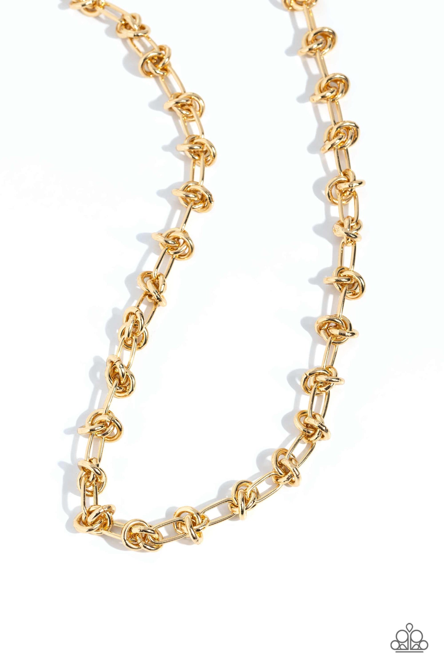 Knotted Kickoff - Gold - by Paparazzi