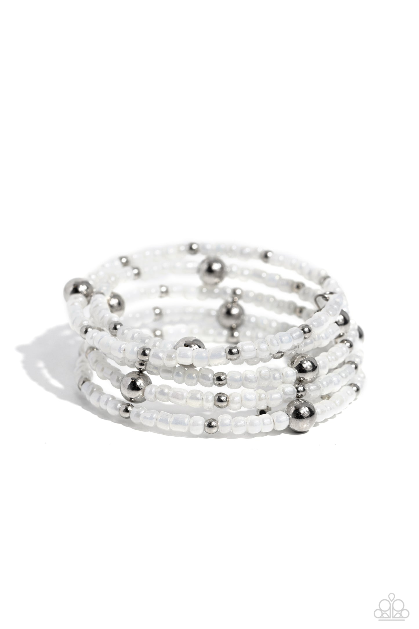 Refined Retrograde - White - by Paparazzi