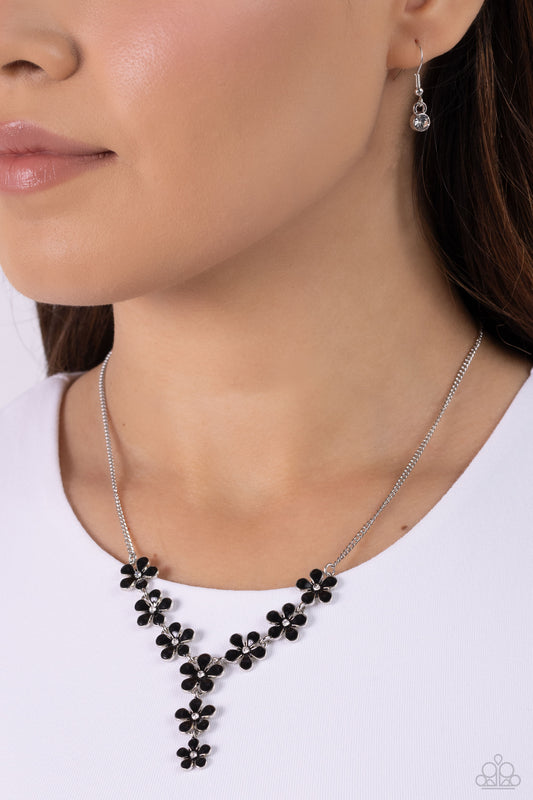 Flowering Feature - Black - By Paparazzi