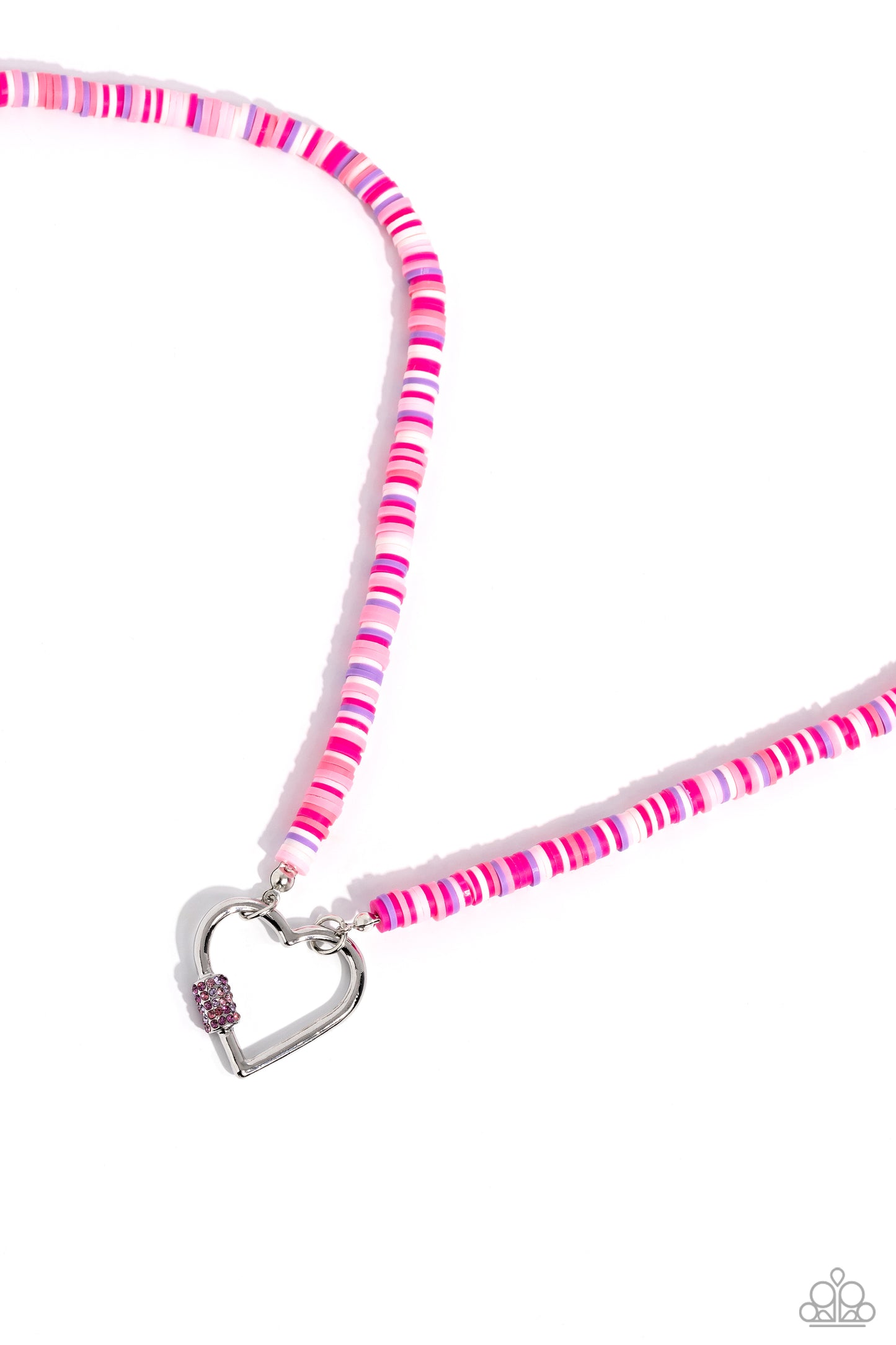 Clearly Carabiner - Pink - by Paparazzi