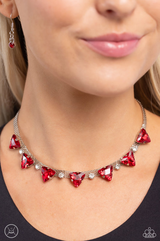 Strands of Sass - Red - by Paparazzi