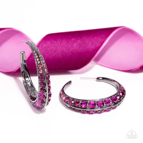 Embedded Edge - Pink - by Paparazzi