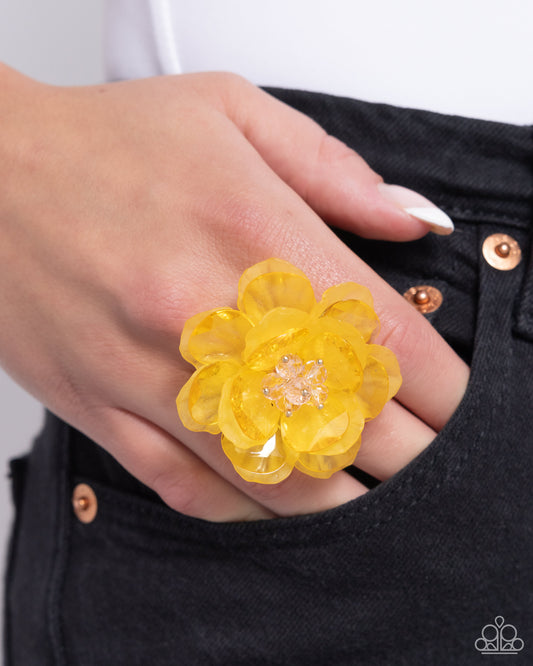 Petal Privilege - Yellow - by Paparazzi