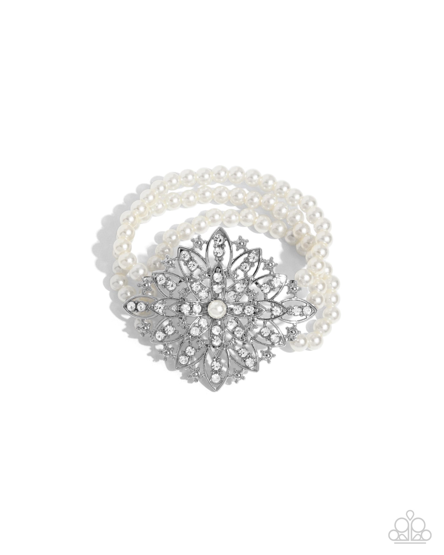 Flattering Florals - White - by Paparazzi