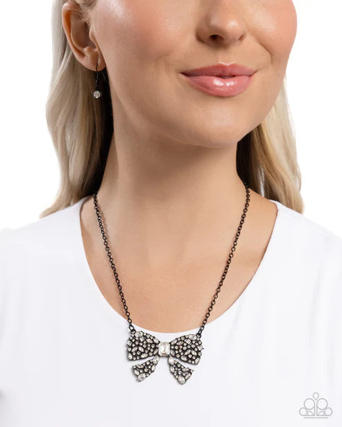 Bewitching Bow - Black - By Paparazzi