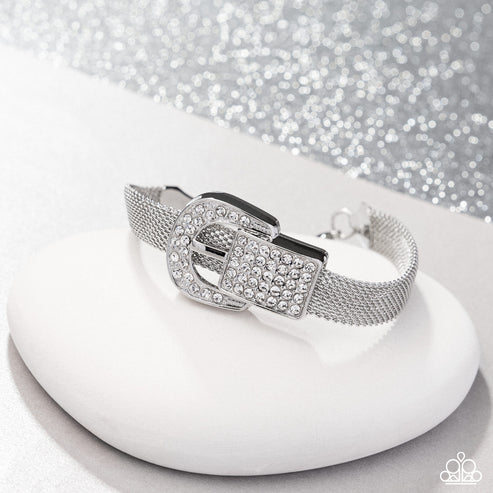 Boldly Buckled - White - Life of The Party by Paparazzi